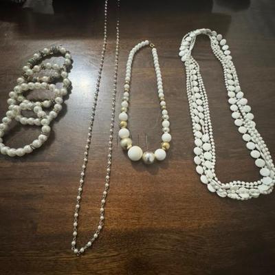 Pretty white jewelry
