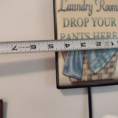 Pair of Laundry Room Decor Wall Hooks