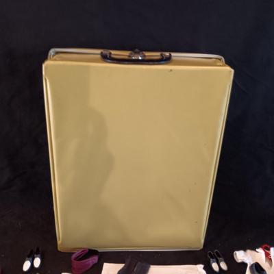 1960 BARBIE'S KEN AND FRIEND, CARRY CASE, MANY CLOTHES AND ACCESSORIES