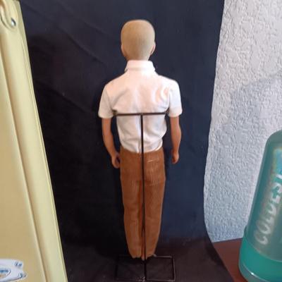 1960 BARBIE'S KEN AND FRIEND, CARRY CASE, MANY CLOTHES AND ACCESSORIES