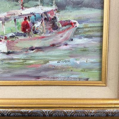 Sale Photo Thumbnail #172: Has gold guilt frame
Measurements:
Frame is 15.25” by 17.25”
Art is 8” by 10”