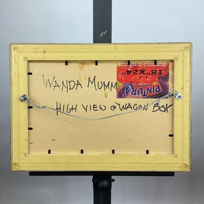 Sale Photo Thumbnail #175: Signed on back
Measurements:
Frame is 9.75” by 13.75”
Art is 7” by 11”