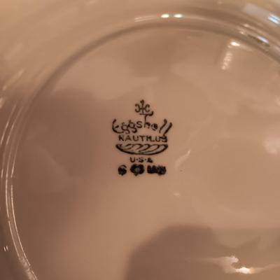 NAUTILUS FINE CHINA SERVING FOR 6 WITH EXTRAS