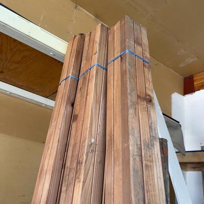 Redwood 2" by 2" by 8' 5 Bundles of 9