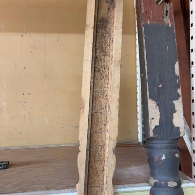 2 Half Columns Antique