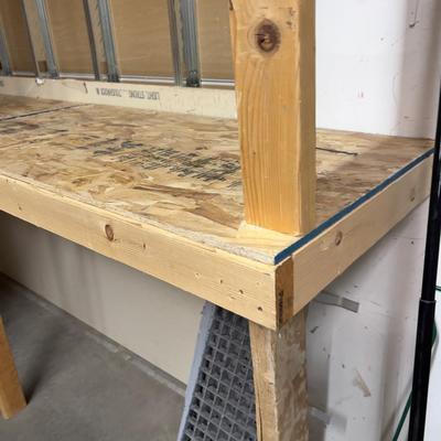 WOOD and Chip Board Shelving UNIT