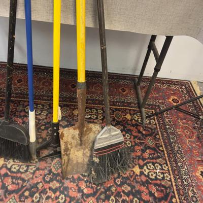 Boom, Shovel and Mop stick