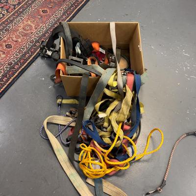 Bunch of Ratchet Straps, Ends and Parts 