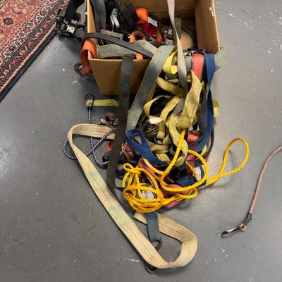 Bunch of Ratchet Straps, Ends and Parts 