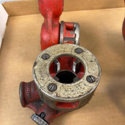 Rigid - Pipe Threaders (3) Heads, (4) Dies