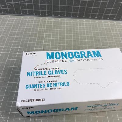 NEW Black Nitrile Powder Free XL Gloves