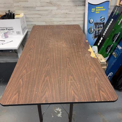 6 Foot Folding Table, Heavy and Stable!