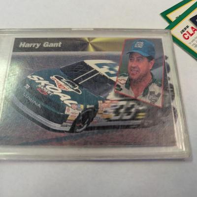 Sale Photo Thumbnail #1347: Vintage NASCAR Trading Cards & #8 Tin Car