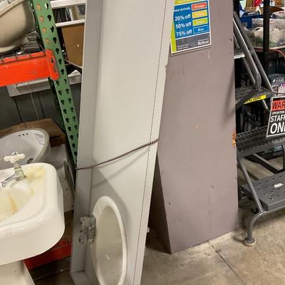 Sale Photo Thumbnail #409: On display at the ReStore 
Clearance
Gray counter white sink