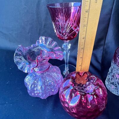 Sale Photo Thumbnail #850: Fenton, Tiffin flash, and other.  All in good shape.