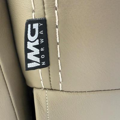 IMG Norway Tan Leather Recliner