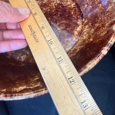 Sale Photo Thumbnail #933: Large flat bowl & casserole with lid.  No chips or damage.