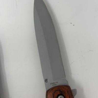 Sale Photo Thumbnail #238: 21st C. Made in China. Stainless steel blade. 4” blade