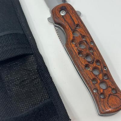 Sale Photo Thumbnail #237: 21st C. Made in China. Stainless steel blade. 4” blade