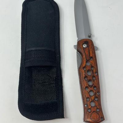 Sale Photo Thumbnail #235: 21st C. Made in China. Stainless steel blade. 4” blade