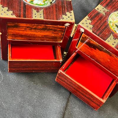 Sale Photo Thumbnail #1192: Love the inlay jewelry box!