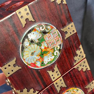 Sale Photo Thumbnail #1194: Love the inlay jewelry box!