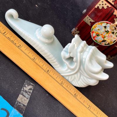 Sale Photo Thumbnail #1190: Love the inlay jewelry box!