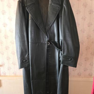 Xl men's leather coat