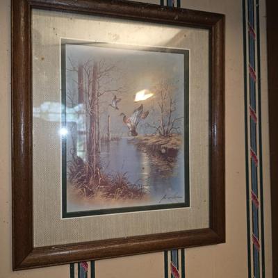 Ducks unlimited pictures and figurine