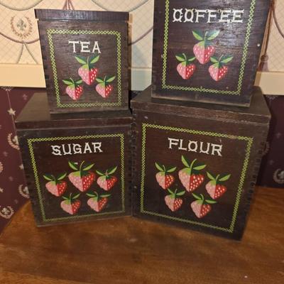 Strawberry canister set
