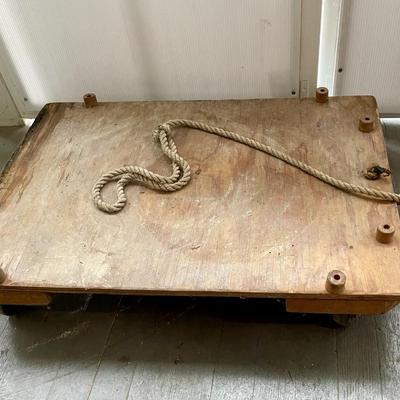 Sale Photo Thumbnail #9: On four casters with rope.