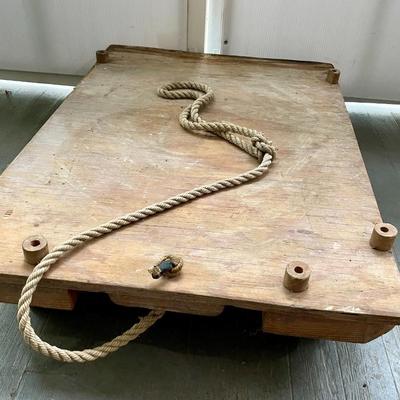 Sale Photo Thumbnail #11: On four casters with rope.