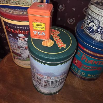 Advertising tins