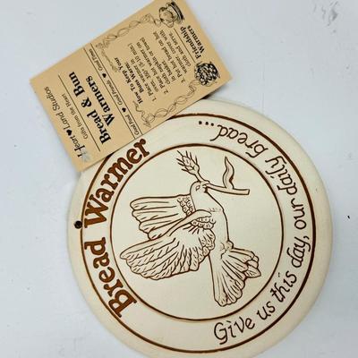 Sale Photo Thumbnail #451: From Heart Land Studios. In New Condition with tag. With the religious inscription "Give us this day, our daily bread..."