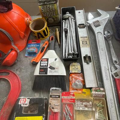 Sale Photo Thumbnail #23: Includes wrenches, screwdrivers, hammers, straps, a knife sharpening kit and more.