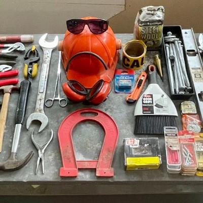 Sale Photo Thumbnail #17: Includes wrenches, screwdrivers, hammers, straps, a knife sharpening kit and more.