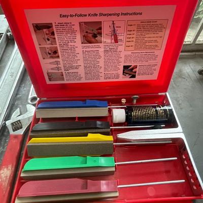 Sale Photo Thumbnail #27: Includes wrenches, screwdrivers, hammers, straps, a knife sharpening kit and more.