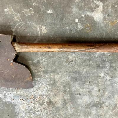 Sale Photo Thumbnail #31: Hand forged axe head.