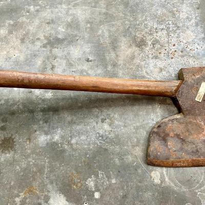 Sale Photo Thumbnail #29: Hand forged axe head.