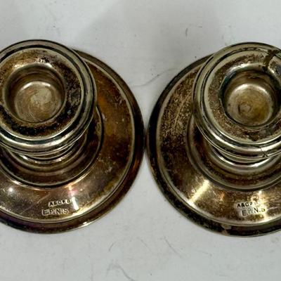 Sale Photo Thumbnail #312: Marked EPNS (electro plated nickel silver). some tarnish, but can be cleaned/polished if desired.   Good vintage condition.