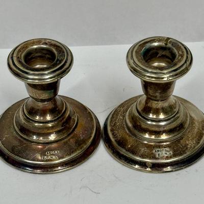 Sale Photo Thumbnail #313: Marked EPNS (electro plated nickel silver). some tarnish, but can be cleaned/polished if desired.   Good vintage condition.