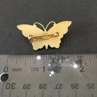 Vintage butterfly brooch
