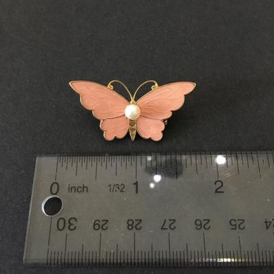 Vintage butterfly brooch