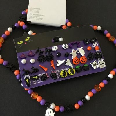 Cute Halloween necklace instead airings new on card Claires
