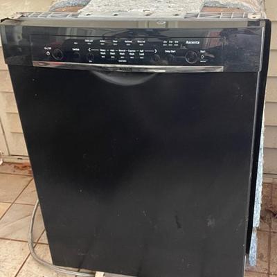KSG006 - New Black Ascenta Dishwasher 