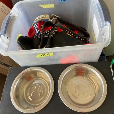 KSG059 - Pet Supplies & Small/Medium Sz Dog Clothes Mystery Lot Includes Harley Davidson 