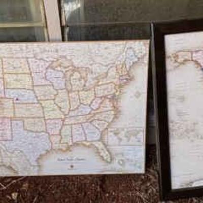 KSG066-Magnet Board Maps and Ship Painting