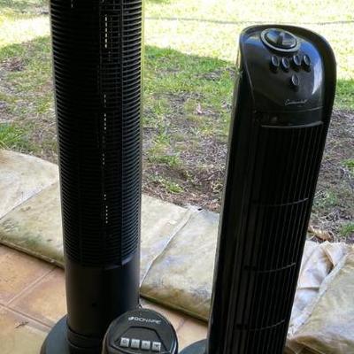 KSG081 - Three Tower Fans - Tall, Medium, Small