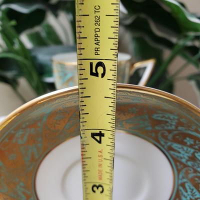 Set of 6 Demitasse Cups & Saucers