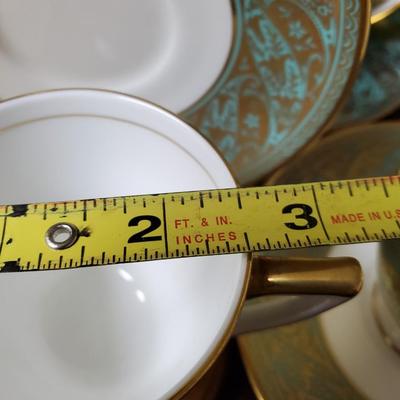 Set of 6 Demitasse Cups & Saucers